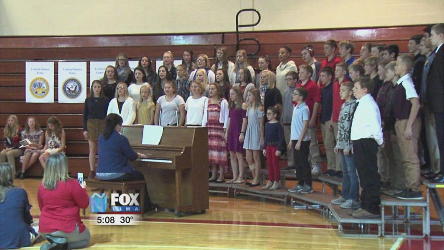New Bremen students take time to thank veterans for their service