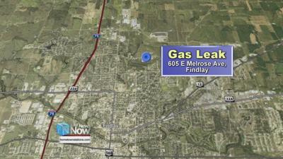 Gas Leak Being Repaired in Findlay