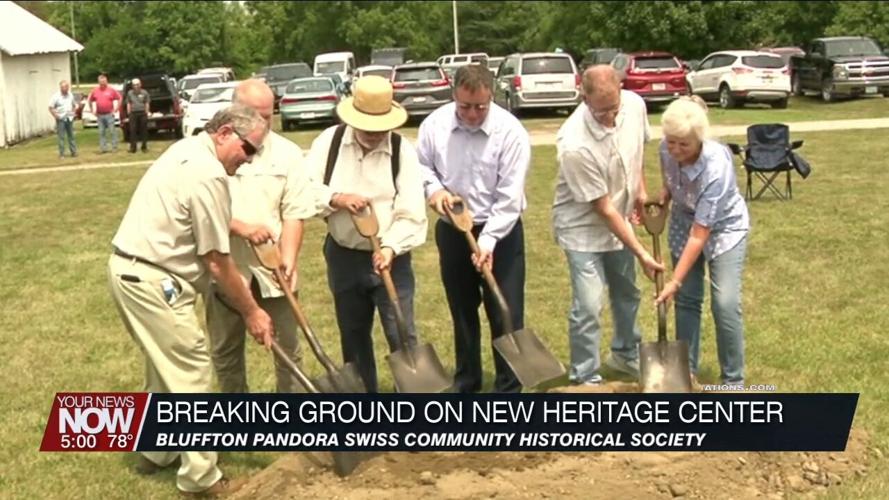 Bluffton-Pandora Swiss Community Historical Society breaks ground on planned heritage center
