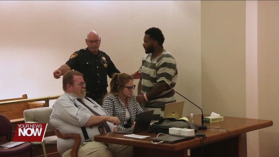 Leroy Page pleads not guilty to 8 felony charges before being thrown out for disrupting court