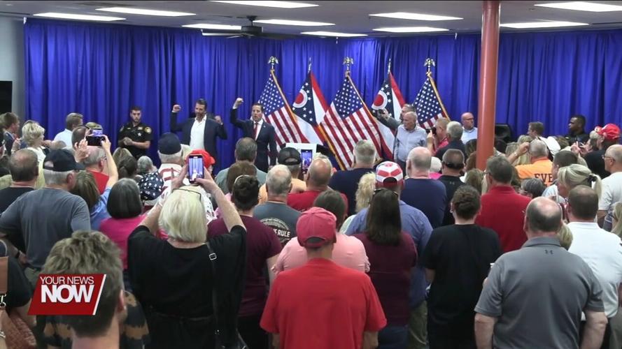 Moreno and Trump Jr. bus tour makes stop in Lima to rally voters