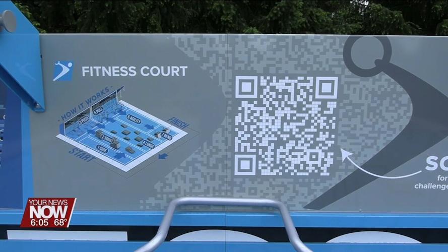 Lima's new outdoor fitness court offers multiple ways to workout