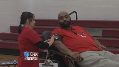 Students help out at Lima Senior blood drive