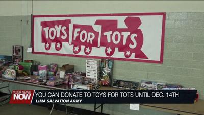 Lima Salvation Army accepting donations with "Toys for Tots" through December 14th
