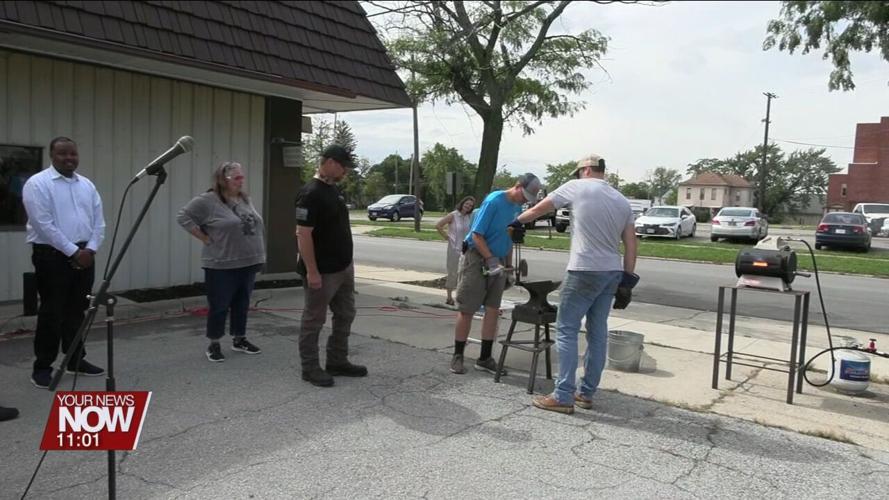 Guns into Gardening Tools event spreads violence awareness with testimonies and blacksmithing