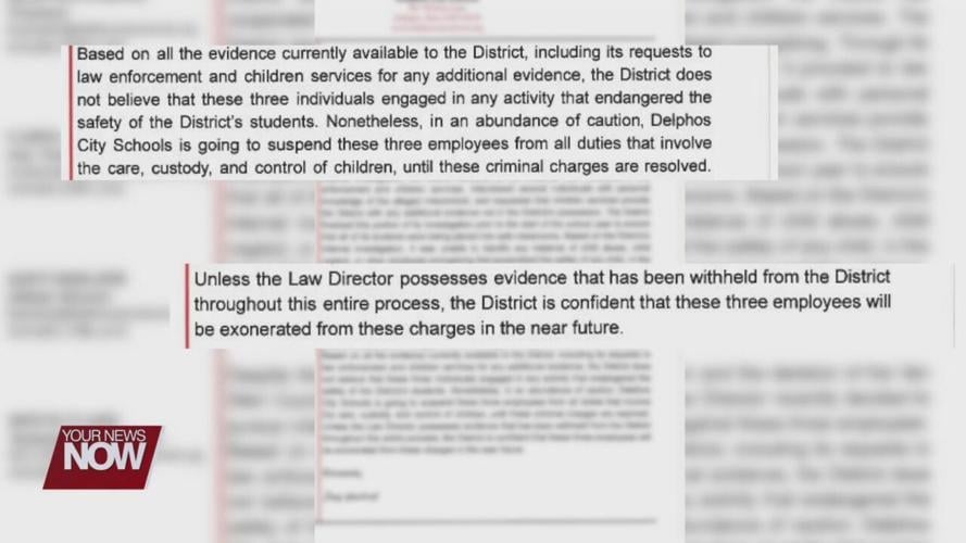 Three Delphos Jefferson High School Staff charged with misdemeanor of child endangering