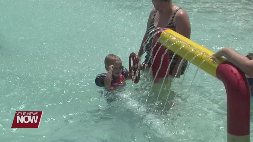 Hitting the pool to stay cool