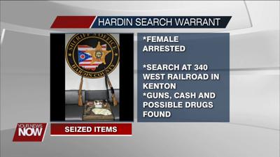 Woman arrested after Hardin County Crime Task Force executes search warrant in Kenton