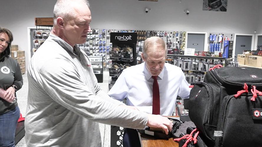 Jordan discusses Second Amendment, government efficiency in Lima visit