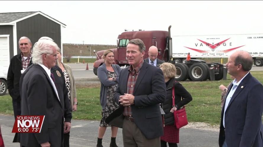 Vantage Career Center welcomes Lt. Governor Jon Husted to tour the facility and see next gen workforce