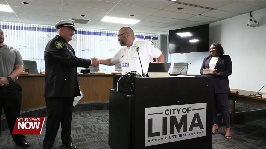 Mayor Smith swears in Baker as chief of the Lima Police Department