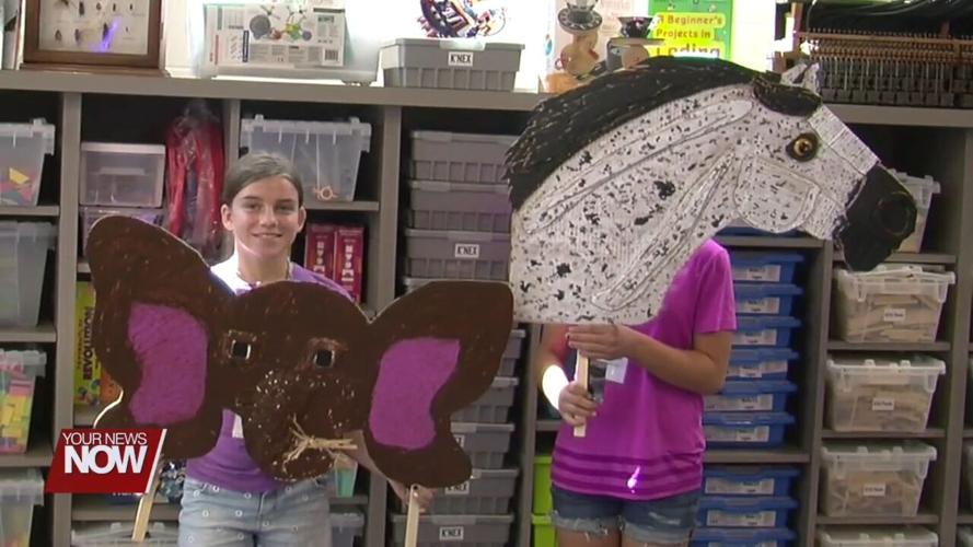 Workshop at the Mazza Museum helps young artists find their creativity