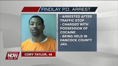 Toledo man arrested after Findlay police find suspected cocaine during traffic stop