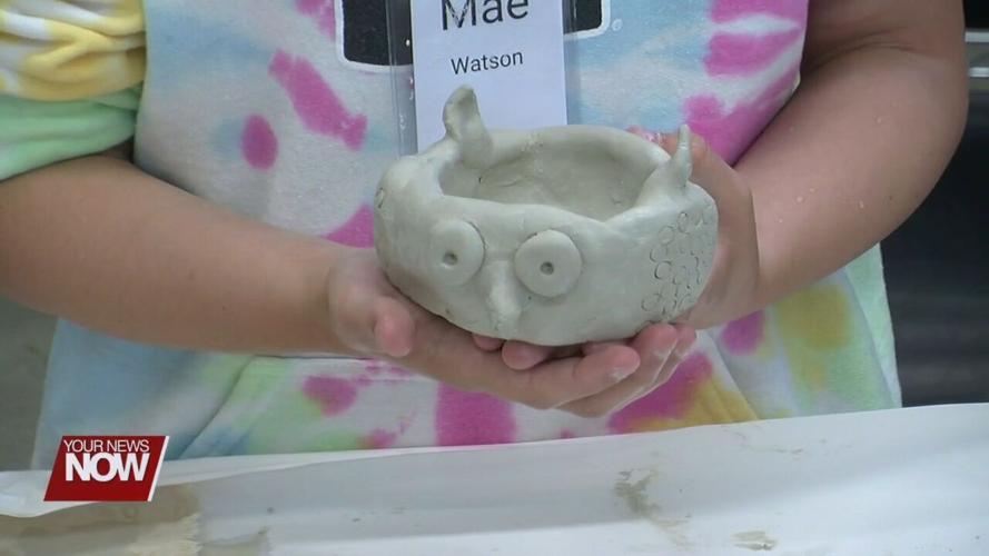 Workshop at the Mazza Museum helps young artists find their creativity