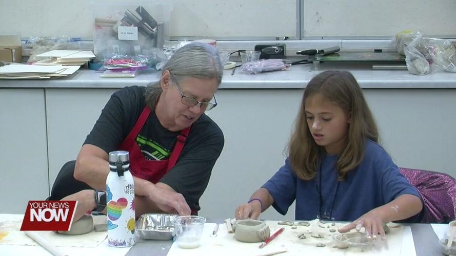 Workshop at the Mazza Museum helps young artists find their creativity
