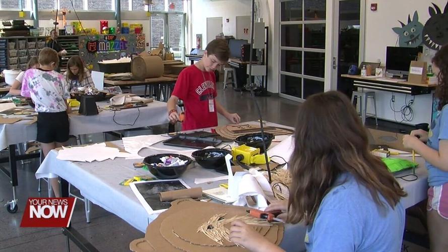 Workshop at the Mazza Museum helps young artists find their creativity