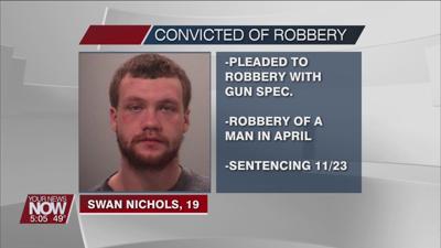 Nichols pleads to robbing a man under the guise of taking him to a party