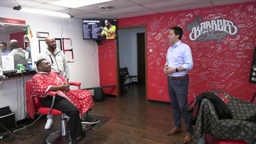 Ohio Secretary of State visits Lima barbershop to promote Styling for Democracy program