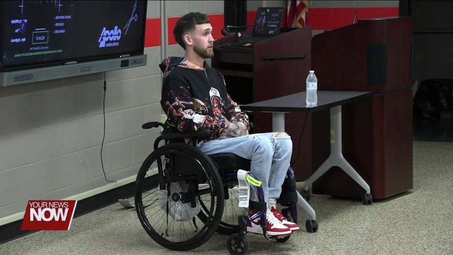 Master barber paralyzed during lifting accident inspires Apollo students to never give up