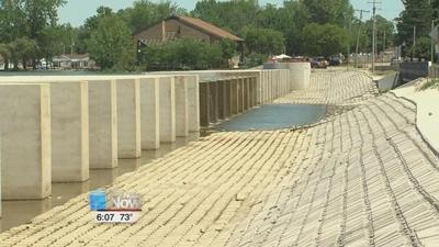 Indian Lake spillway is near completion