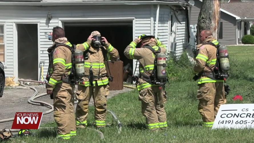 Fire on N. Nixon in Lima damages home