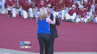 UNOH Baseball Coach Proposes with Flash mob