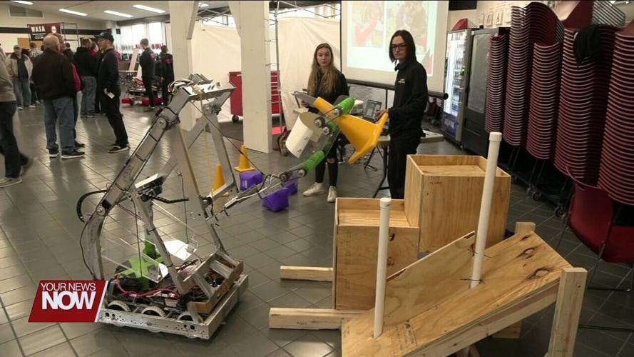 Wapakoneta HS Robotics teams showcase competition projects