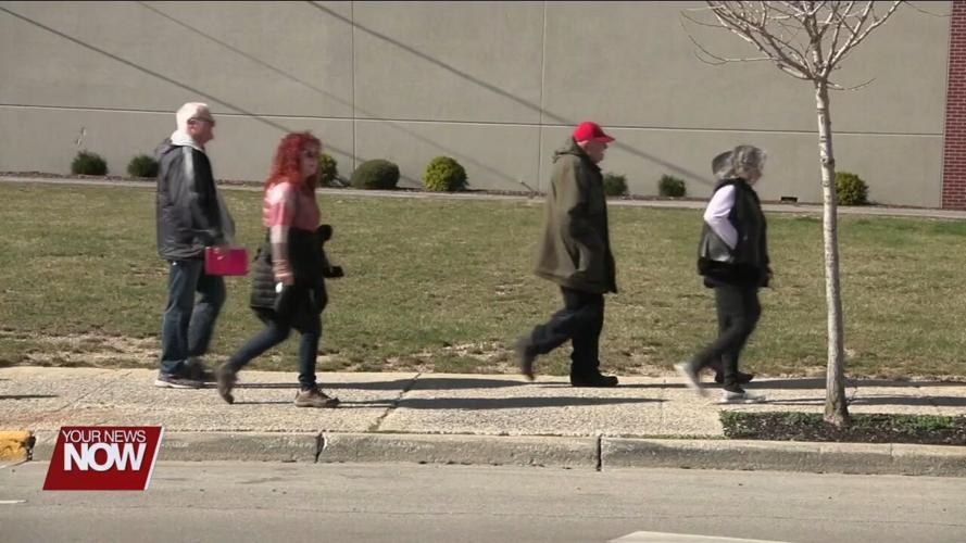 Leipsic Methodist hold cross walk through the village on Good Friday