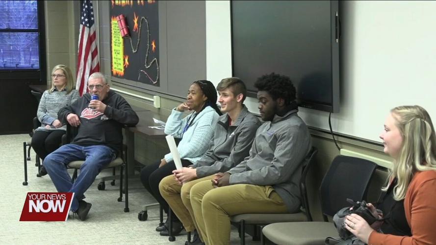 Lima Senior DECA Students Donate $500 to the Marimor Legacy Foundation on Tuesday