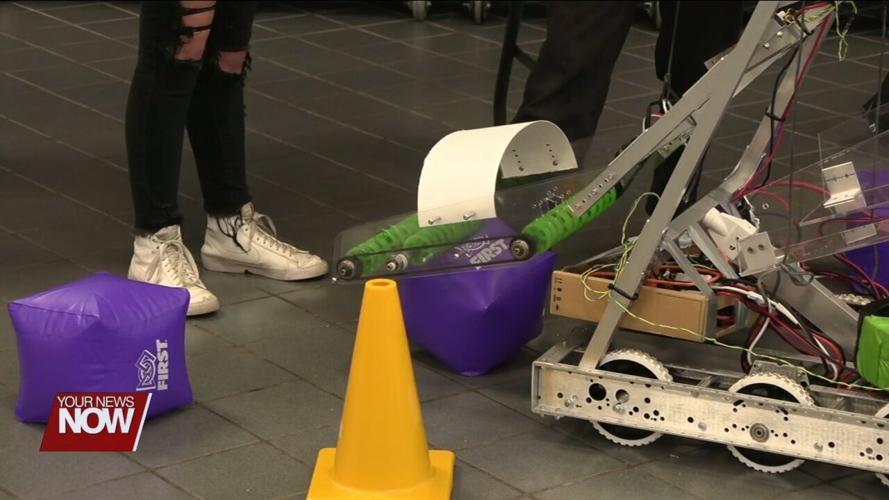 Wapakoneta HS Robotics teams showcase competition projects