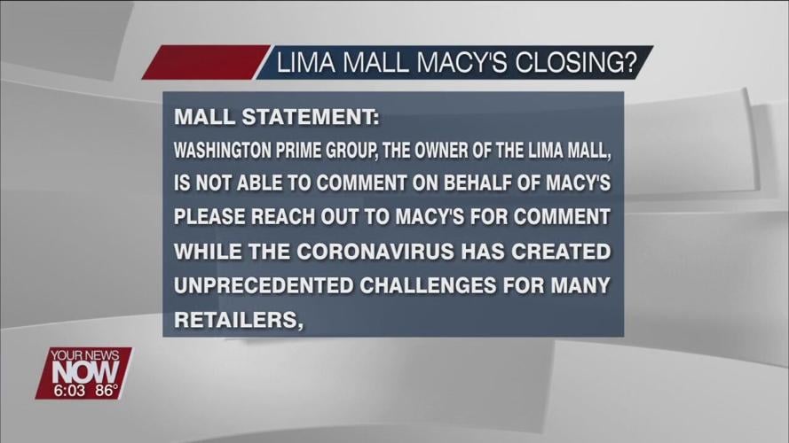 Future of Macy's in Lima Mall uncertain