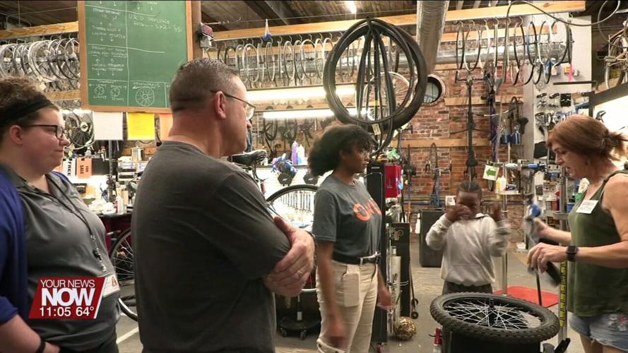 Allen County Youth Bike and Pedestrian Task force held free lesson on bicycle repair basics
