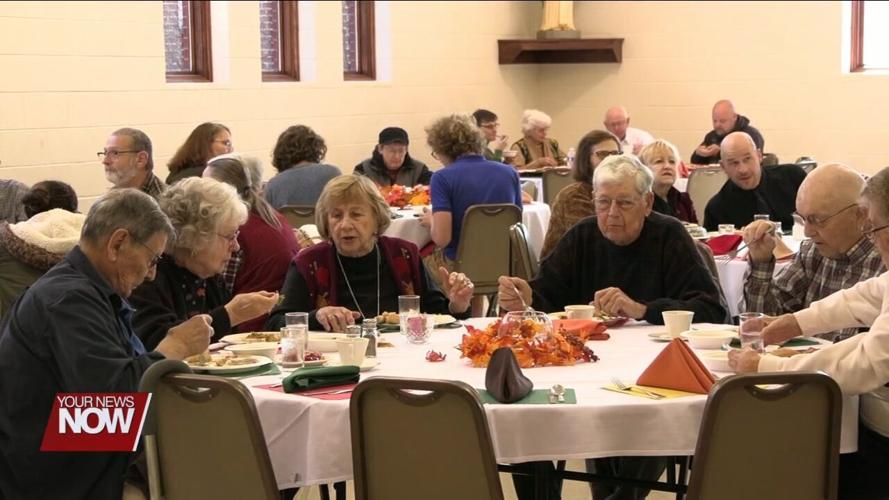 Volunteers serve Wapakoneta's annual Community Thanksgiving Dinner at St. Joseph Catholic Church