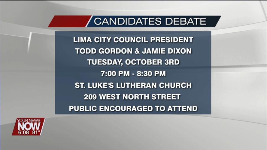 Residents encouraged to attend Lima City Council presidential debate on October 2nd