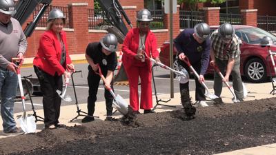 Lima City Schools break ground on Veterans Wall of Honor