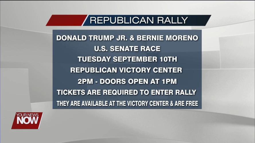 Trump Junior returning to Lima campaigning with Bernie Moreno