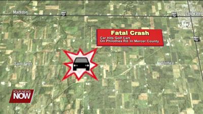 A Mercer County man killed in a crash involving a golf car and a vehicle