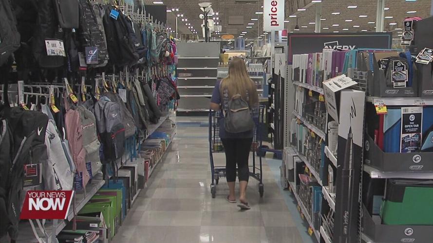 School supplies shopping on the tax free weekend