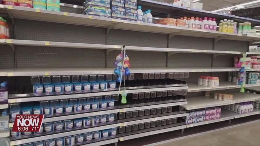 Local WIC office fielding calls about empty shelves and what options there are for infant formula