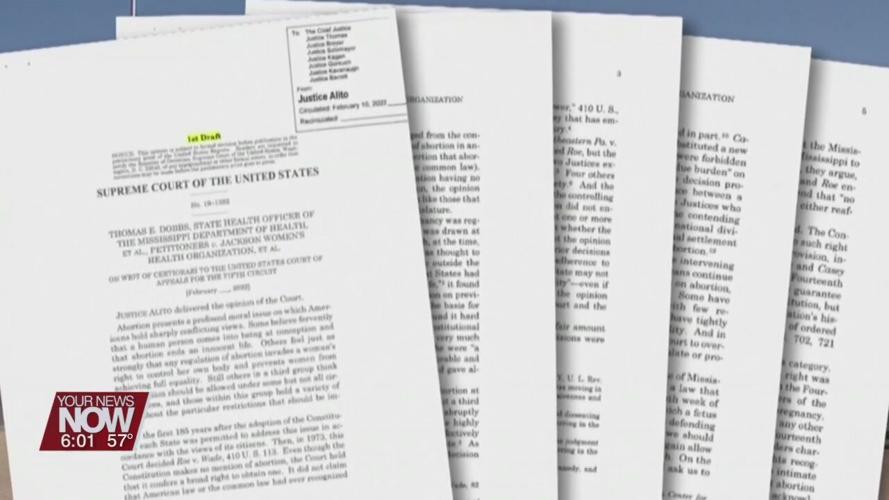 Ohio Senate President comments on the possible overturning of Roe vs Wade by United States Supreme Court