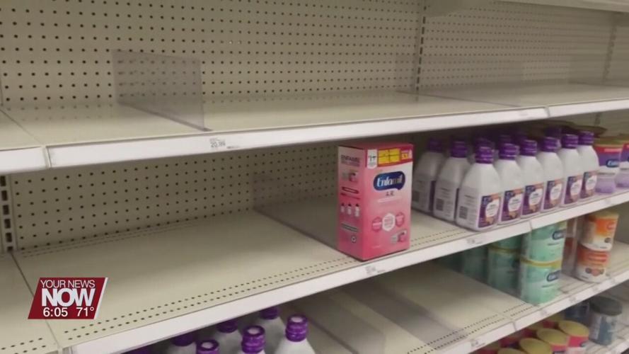Local WIC office fielding calls about empty shelves and what options there are for infant formula