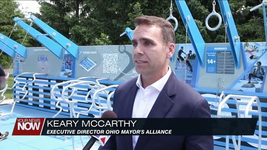 City of Lima officially opens new Fitness Park with a ribbon cutting and some friendly competition