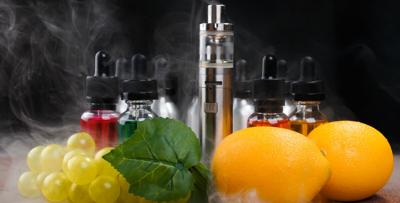 Electronic cigarette with flavors