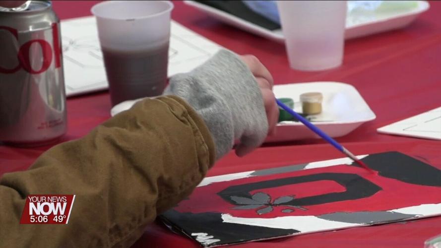 Ohio State Lima students taking part in several fun activities for Beat Michigan Week