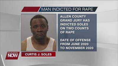 Curtis Soles indicted on rape charges involving a minor