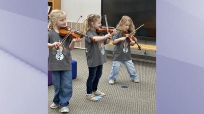 Tiny Strings program introduces young children to the Violin