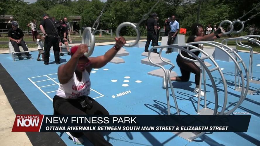 City of Lima officially opens new Fitness Park with a ribbon cutting and some friendly competition