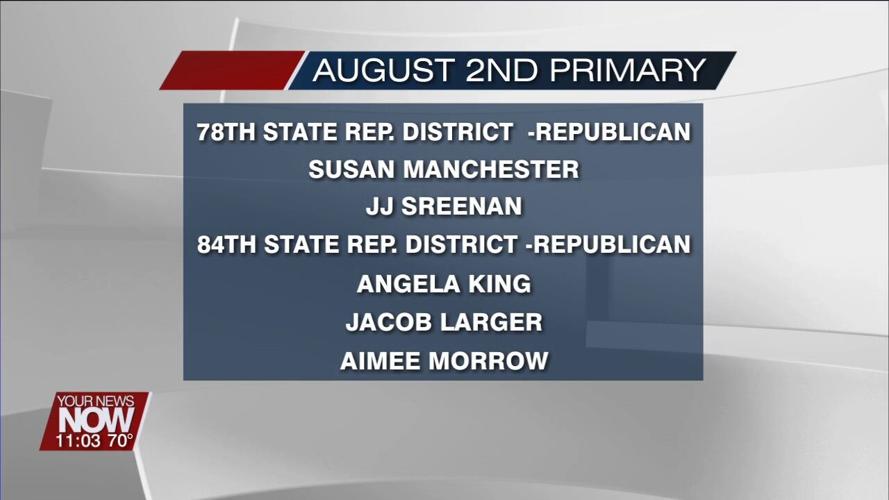 What races are on the local August 2nd ballot?
