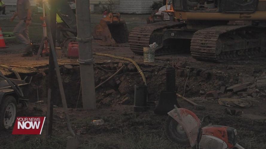 Water main break leaves city of Delphos without water