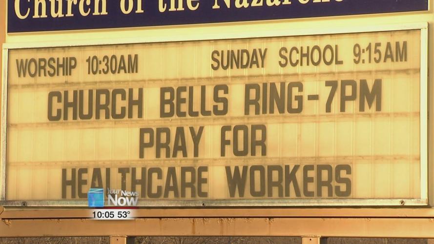 St. Marys churches show appreciation for healthcare workers